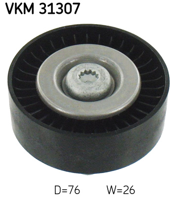 Vratná/vodiaca kladka rebrovaného klinového remeňa SKF (VKM 31307)